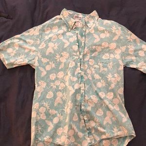 light blue pineapple Hawaiian